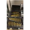 Image 2 : 4 ASSORTED DRILL BITS SET AND 2 HARDWARE ORGANISERS WITH CONTENT