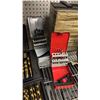 Image 3 : 4 ASSORTED DRILL BITS SET AND 2 HARDWARE ORGANISERS WITH CONTENT