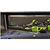 Image 2 : SHELF OF 3 GREENWORK PRO CORDLESS BLOWERS