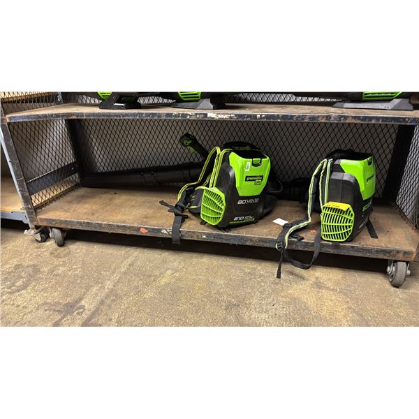 GREEWORKS PRO CORDLESS BACKPACK BLOWERS AND GREEWORKS CORDLESS BACKPACK BLOWERS