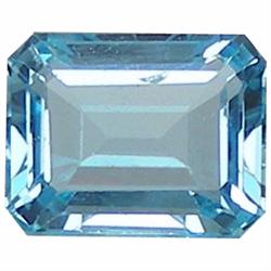7.18ct Natural Sky Blue Octagon Topaz (GEM-20593)