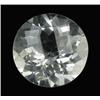 Image 1 : 11.7ct Ultimate Flawless Quartz Crystal Gem Round Checker Cut (GEM-21598)