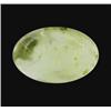 Image 1 : 12.2ct Fine Prehnite Gem Oval Cabochon Cut (GEM-20694)