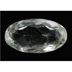 24.73ct Ultimate Flawless Quartz Crystal Gem Oval Cut (GEM-21629)