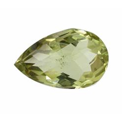 31.63ct Beautiful Citrine Gem  Pear Checker  Cut Appraisal Estimate $5535 (GEM-20712)