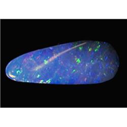 2.27ct Australian Black Opal Doublet Full Fire (GEM-22611C)