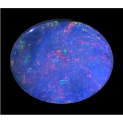 2.3ct Australian Black Opal Doublet Full Fire (GEM-22624A)