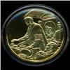.75oz Franklin Mint PR70 DCAM 24k plated Sterling Silver Round History of the American Presidency A.