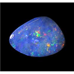 3.73ct Australian Black Opal Doublet Full Fire (GEM-22393C)