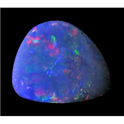 3.34ct Australian Black Opal Doublet Full Fire (GEM-23061B)