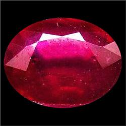5.35ct Attractive Oval Top Blood Red Ruby Madagascar Natural Appraisal Estimate $6420 (GEM-18043)