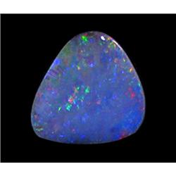 2.86ct Australian Black Opal Doublet Full Fire (GEM-22396A)