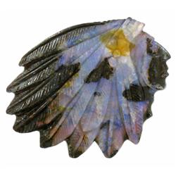 49.92ct Handcarved Rare Australian Boulder Opal Indian (GEM-20894)
