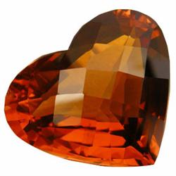 28.90ct Awesome Madeira Citrine Heart Cut (GEM-23614)
