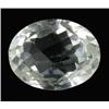 Image 1 : 22.32ct Ultimate Flawless Quartz Crystal Gem Oval Checker Cut (GEM-21622)