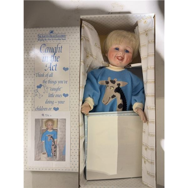 Ashton-Drake Galleries Caught in the Act Porcelain Doll