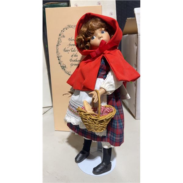 Edwin M. Knowles Little Red Riding Hood Doll with Basket