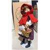 Image 1 : Edwin M. Knowles Little Red Riding Hood Doll with Basket