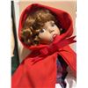 Image 2 : Edwin M. Knowles Little Red Riding Hood Doll with Basket