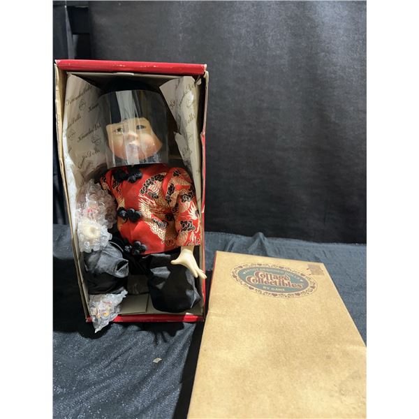 Gailz Collectibles KnuckleDolls Asian Boy Doll with COA and Box