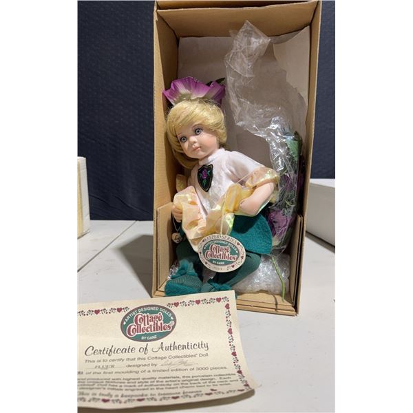 Cottage Collectibles by Ganz "Fleur" Porcelain Doll, Limited Edition