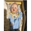 Image 2 : Ashton-Drake Galleries Porcelain Baby Doll in Blue Outfit