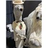 Image 2 : Handmade Mouse Bride and Groom Wedding Dolls with Lace Outfits