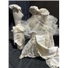 Image 7 : Handmade Mouse Bride and Groom Wedding Dolls with Lace Outfits