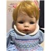 Image 2 : Ashton-Drake Galleries Porcelain Doll in Blue Gingham Dress
