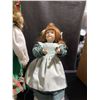 Image 4 : 3 Porcelain Dolls Including Baby Book Treasures
