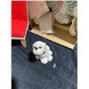 Image 3 : Ashton-Drake Galleries Baby Doll, Mini Red Chair, Porcelain Dog
