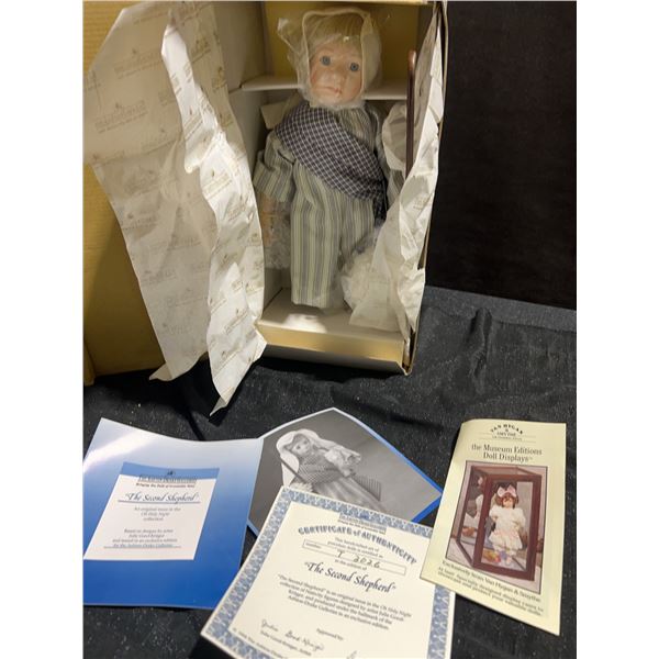Ashton-Drake Galleries Porcelain Doll "The Second Shepherd"