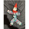 Image 6 : Handmade Yarn Dolls, Plush Bear, Clown Dolls, and Ceramic Trinket Box