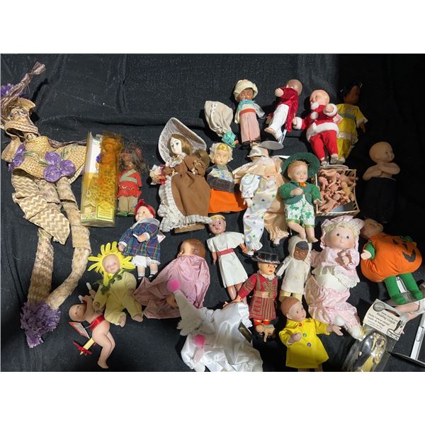Small Collectible Dolls and Figurines Lot