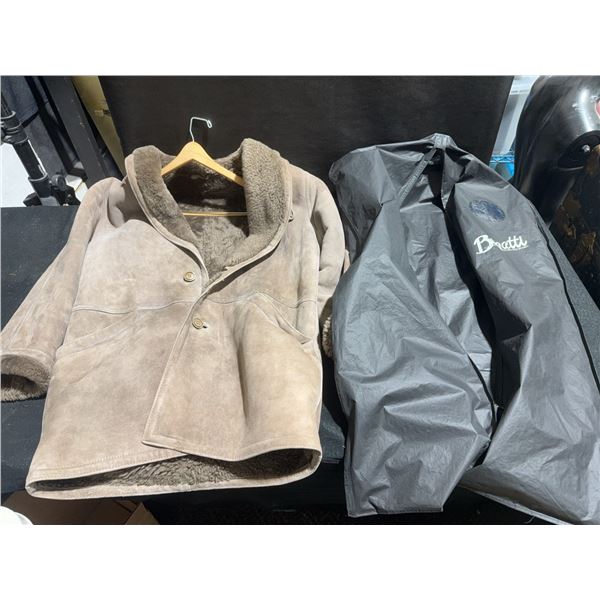 Antartex Sheepskin Jacket with Bugatti Garment Bag