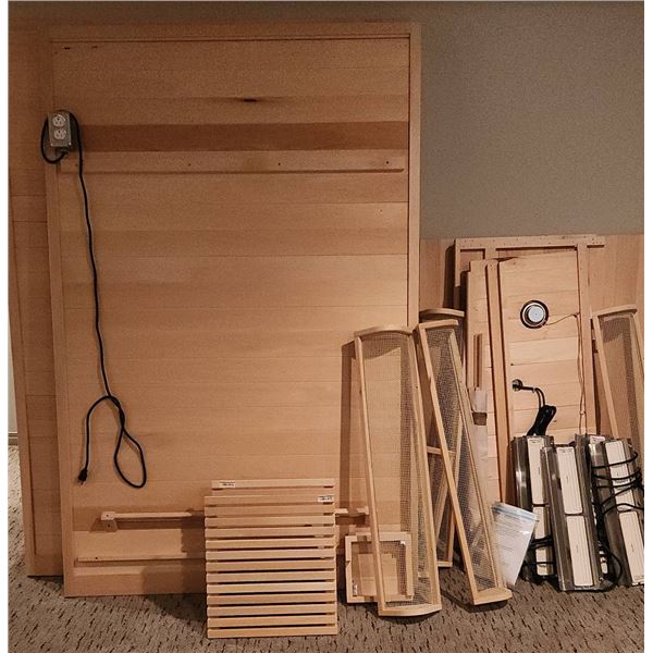 SaunaRay Model SR2 Two Person Infrared Sauna, Unassembled