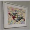 Image 2 : Willie Wong Original Watercolour Still Life Framed Under Glass, 40.5 x 33 in