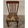 Image 10 : Oval Wooden Dining Table with Extension Leaves and Four Chairs