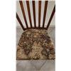 Image 11 : Oval Wooden Dining Table with Extension Leaves and Four Chairs