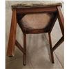 Image 12 : Oval Wooden Dining Table with Extension Leaves and Four Chairs