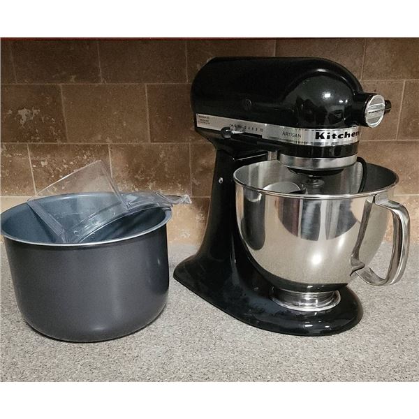 KitchenAid Artisan Mixer Model 4KSM150PS08 with Accessories