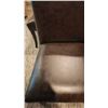 Image 9 : Dark Finish Dining Table With Two Leaves, Four Vinyl Chairs And Two Barstools