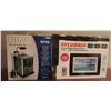 Image 1 : Fluval 2 Gallon Desktop Aquarium Kit and Sylvania 10" Digital Photo Frame