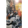 Image 7 : Framed Color by Numbers Art of Cardinal and Wolf, 22 x 18 Inches ( 18 x 22)