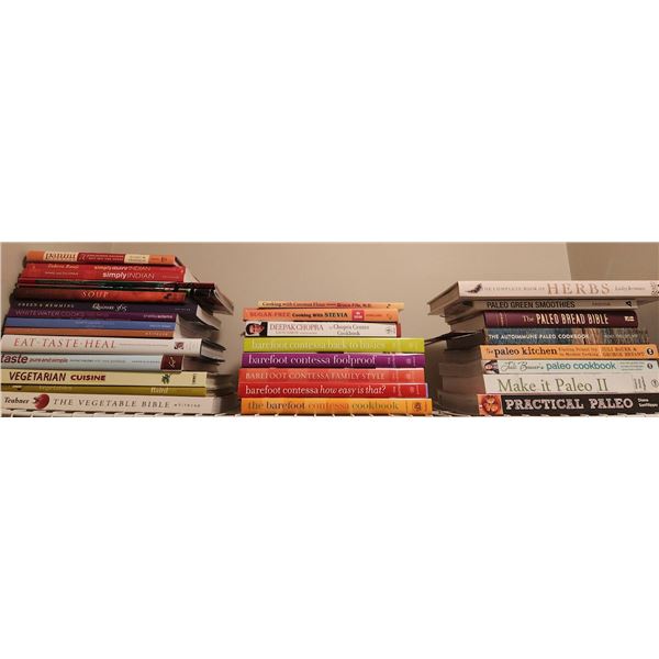 Cookbooks Including Barefoot Contessa and Paleo Titles