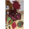Image 3 : Christmas Decorations including Ornaments and Wreath