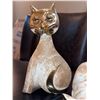 Image 2 : Atelier du Vieux Cap-Rouge Ceramic Cat Sculptures Signed Pelletier, Pair