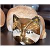Image 3 : Atelier du Vieux Cap-Rouge Ceramic Cat Sculptures Signed Pelletier, Pair
