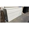 Image 1 : 6-DRAWER DRESSER 63" X 19" X 30"