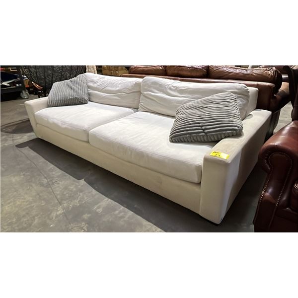 RH FABRIC SOFA 9' LONG